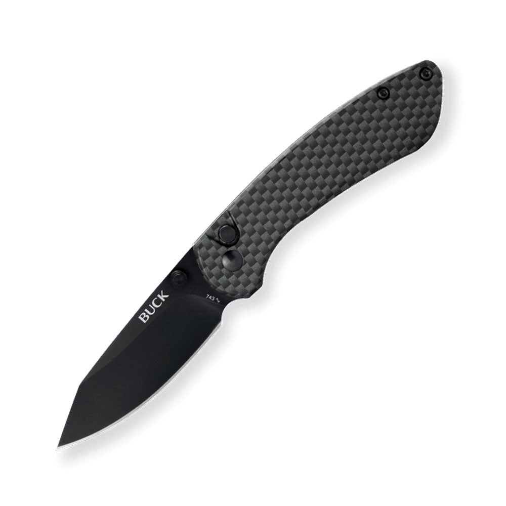 Buck 743 Mini Sovereign Folder (Carbon Fiber)