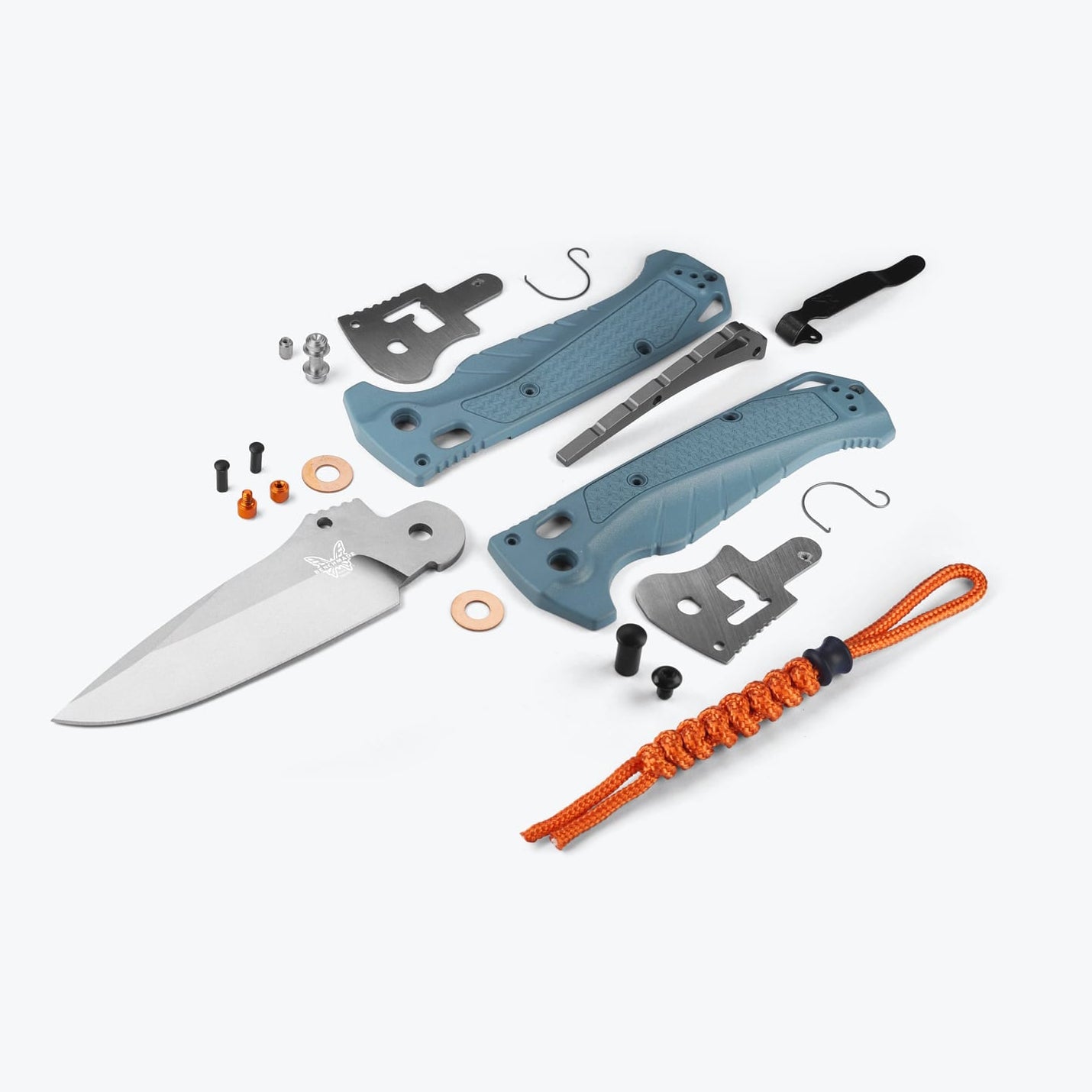Benchmade 18060 Water Adira Folding Knife (Depth Blue Grivory Handle)