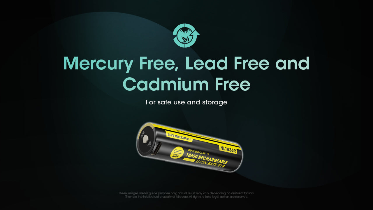 Nitecore Battery 18650 NL1836R