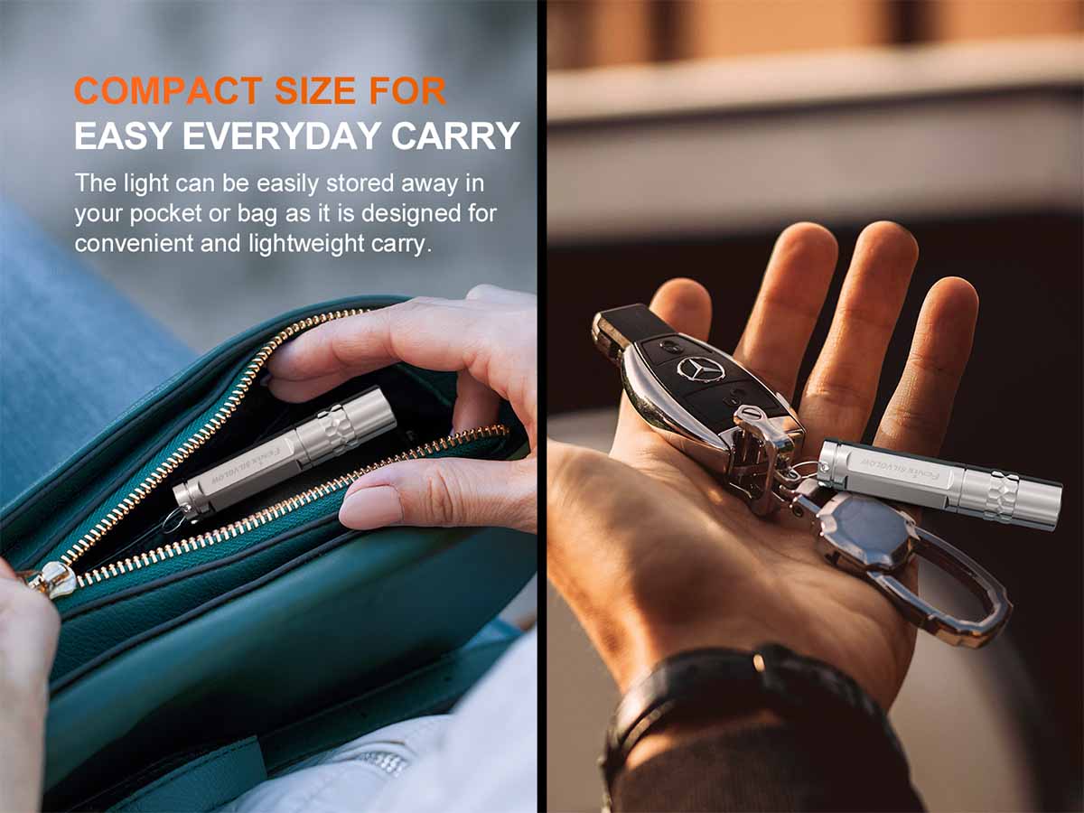 Fenix SILVGLOW Limited Edition AAA Battery EDC Flashlight (100 Lumens) (2 Versions)