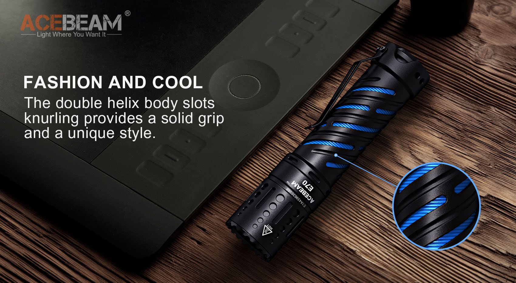 Acebeam E70 EDC Flashlight (4600 Lumens)