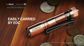 Acebeam Pokelit AA Cu Copper Flashlight (500 Lumens)