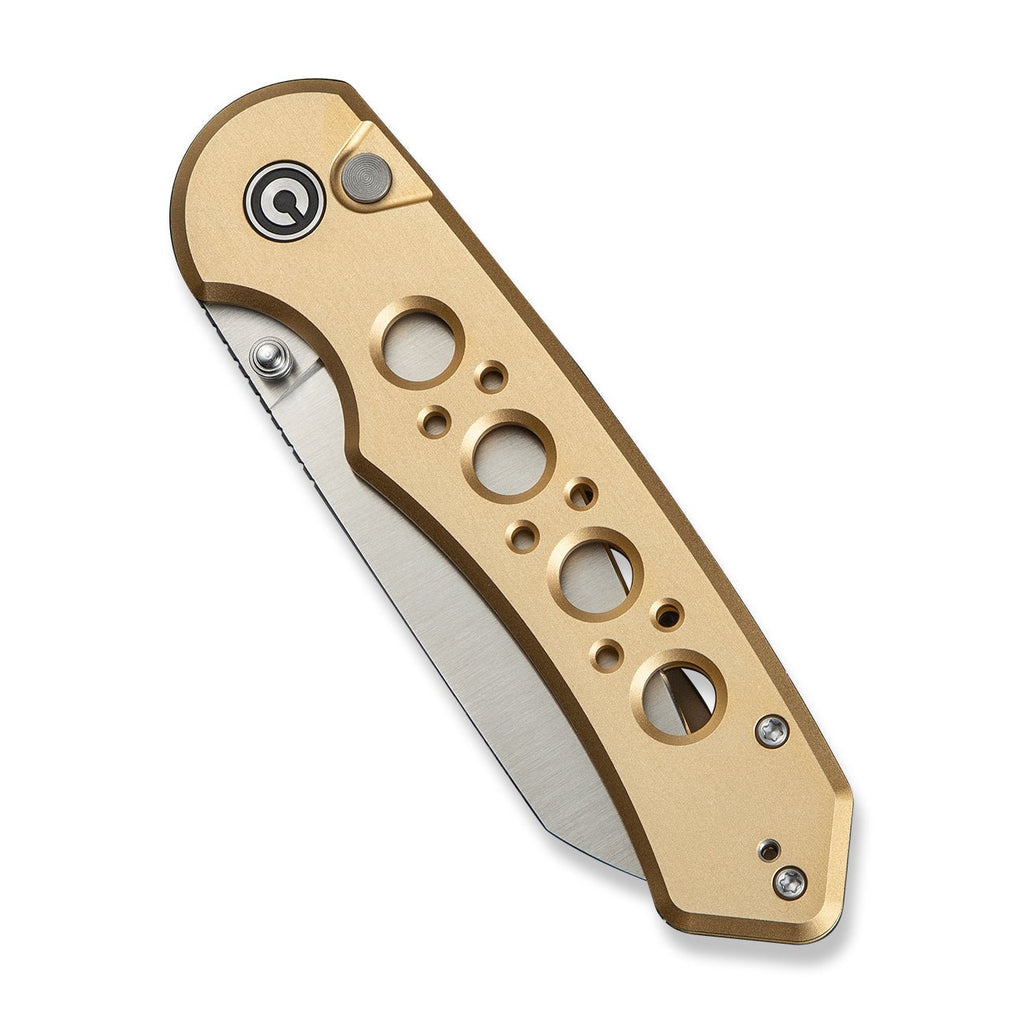 Civivi C24067-3 Pragma Prime Folding Knife (Champagne Milled Aluminum Handle)