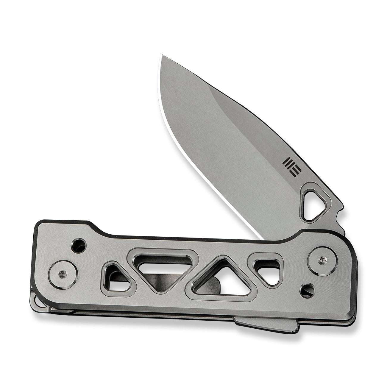 WE KNIFE WE24001-2 Tyro (Gray Machined Titanium Handle)