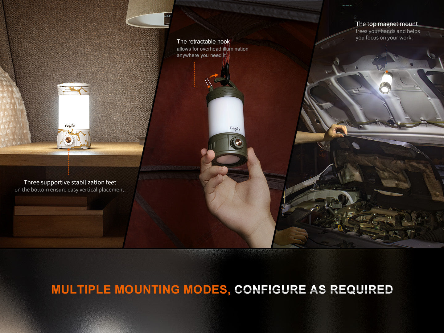 Fenix CL26R Pro Rechargeable Camping Lantern (650 Lumens) (3 Versions)