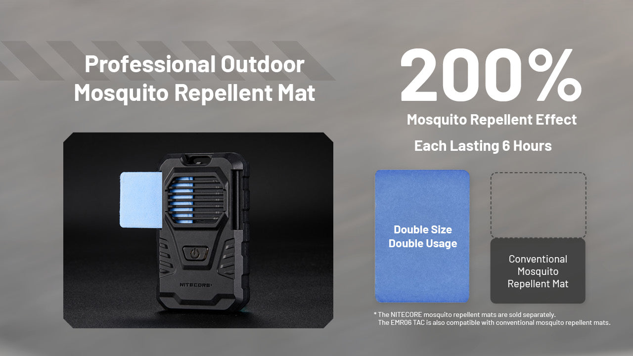 Nitecore EMR06 TAC Rechargeable Portable Electronic Mosquito Repeller