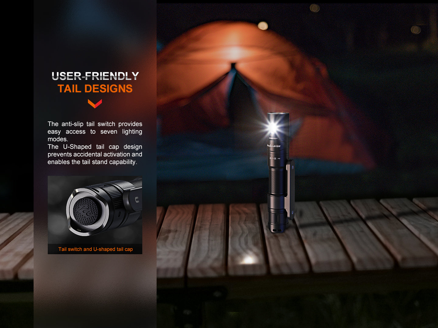 Fenix LD12R Rechargeable Flashlight (600 Lumens)