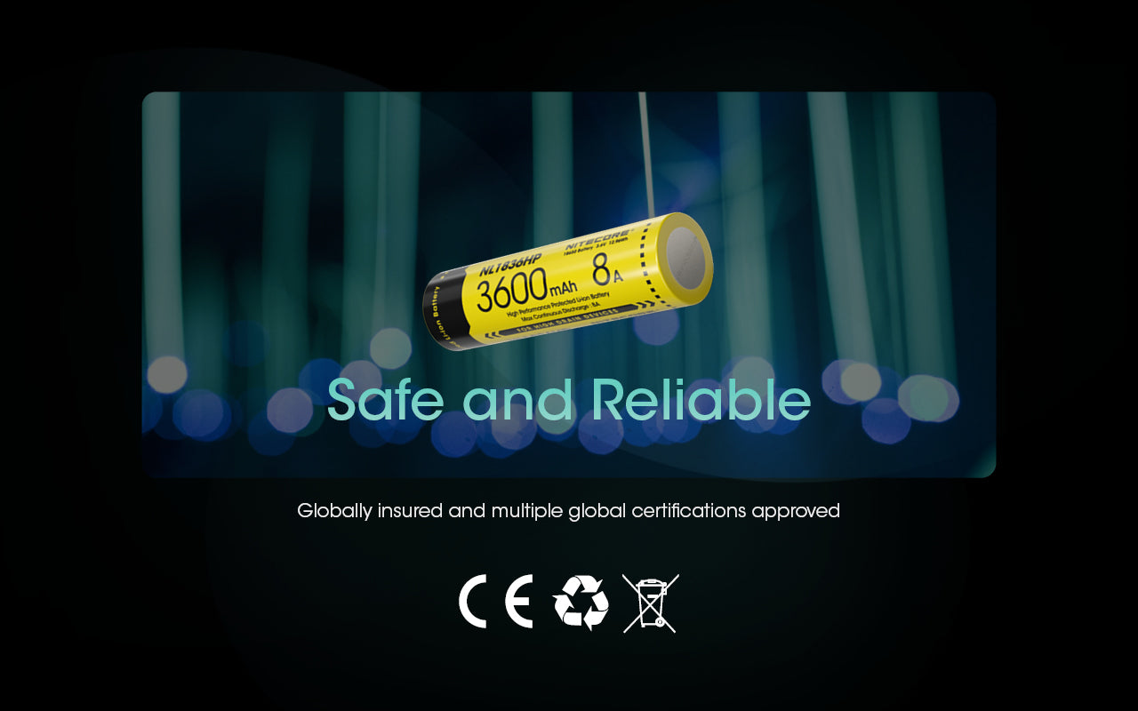 Nitecore Battery 18650 NL1836HP