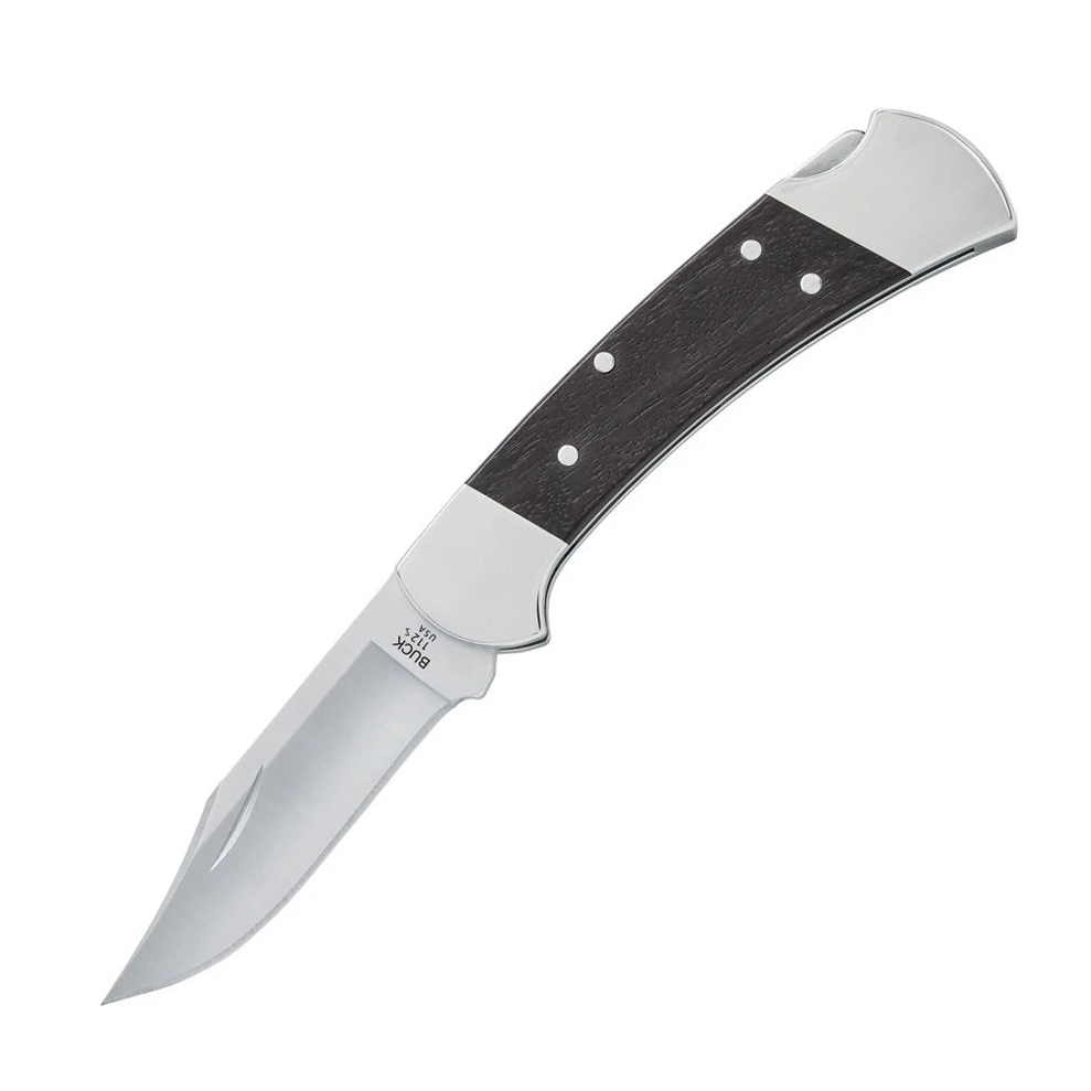 Buck 112 Ranger Slim Heritage Elite Folder MagnaCut (Ebony, Nickel Silver)