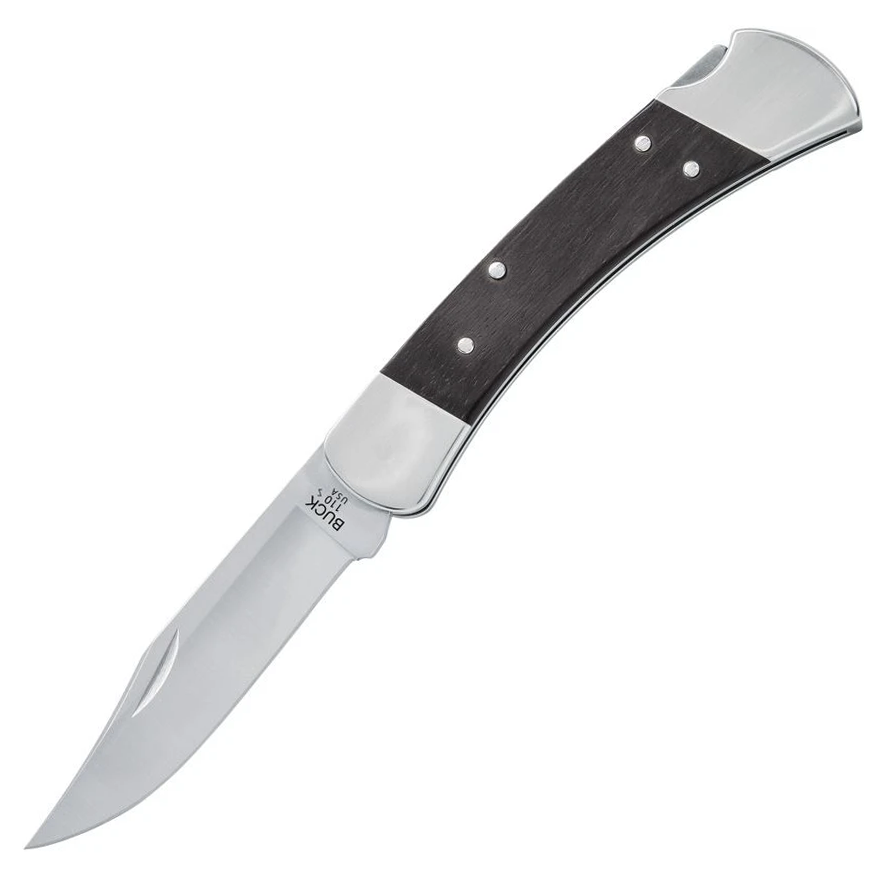 Buck 110 Hunter Slim Heritage Elite Folder MagnaCut (Ebony, Nickel Silver)