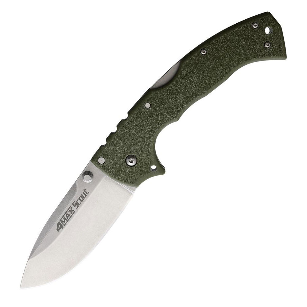 Cold Steel 4-Max Scout OD Folding Blade (AUS10A)
