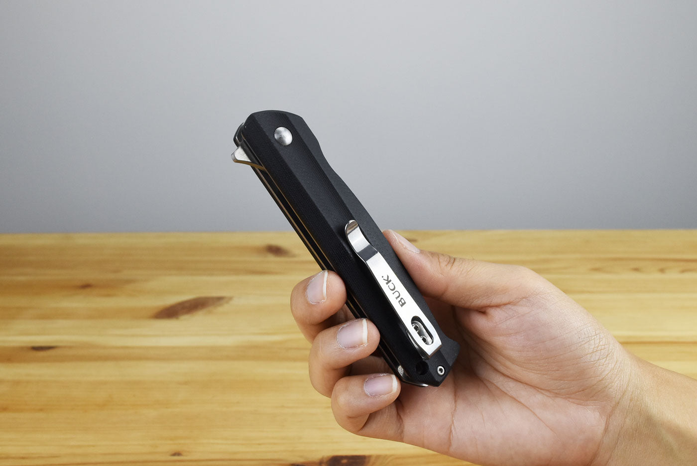 Buck 251 Langford Folder (Black G10)