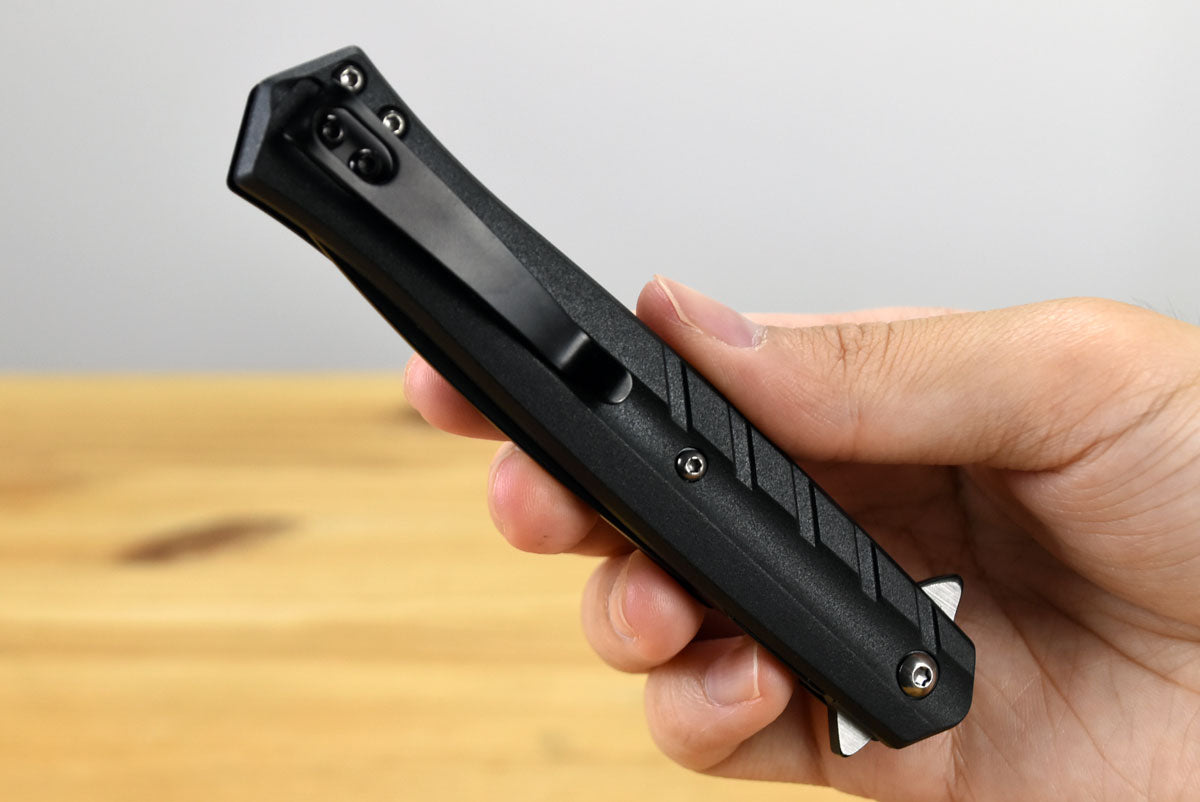 Tac Force 2002 Assisted EDC Folding Knife (Black Nylon Fiber Handle)