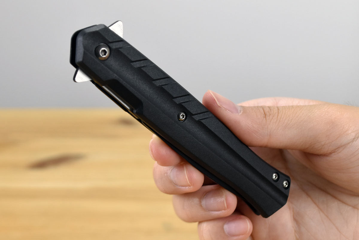 Tac Force 2002 Assisted EDC Folding Knife (Black Nylon Fiber Handle)