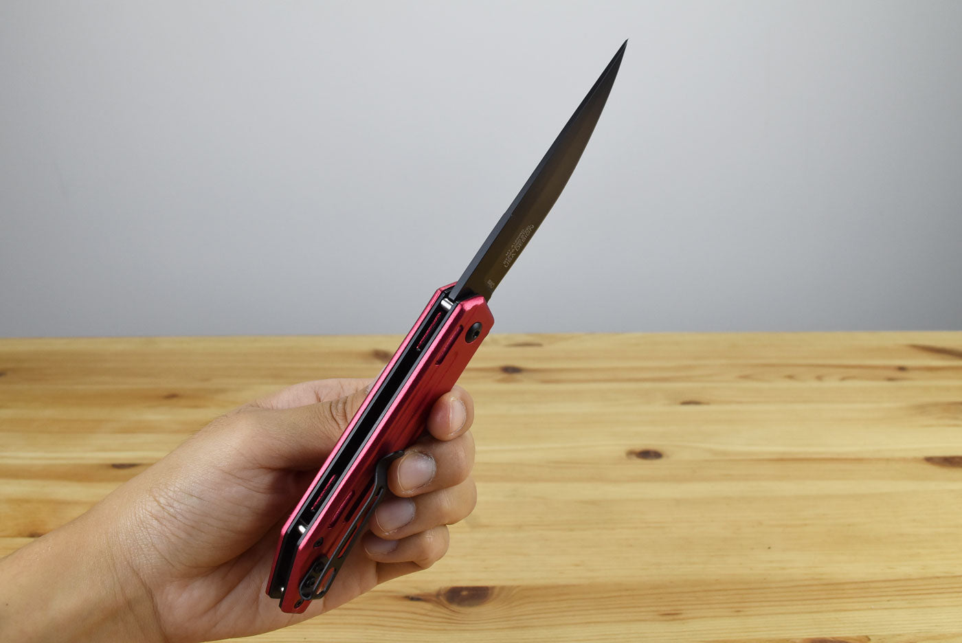 MTech MTA1200 Linerlock Assisted Folding Blade (Red Handle)
