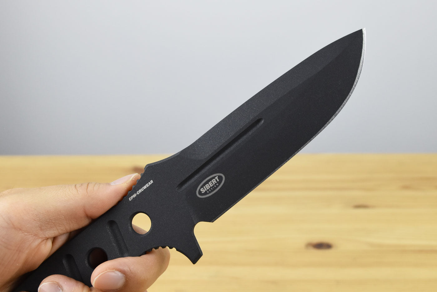 Benchmade 375BK-1 Adamas Fixed Blade (Black Skeletonized Handle)