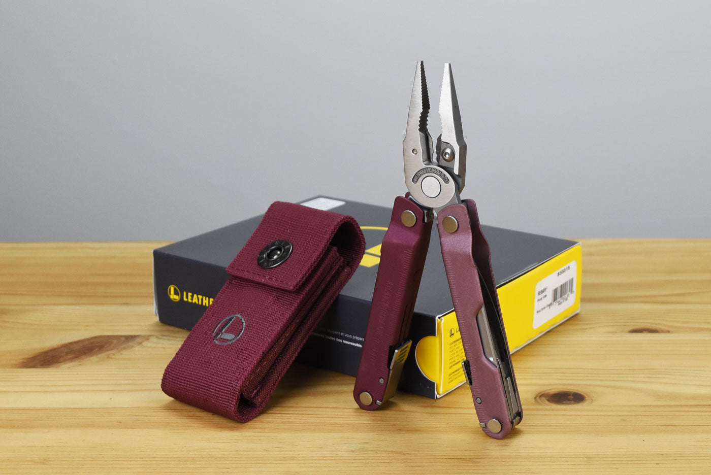 Leatherman Rebar Multitool (Heathered Cranberry Cerakote Handle)