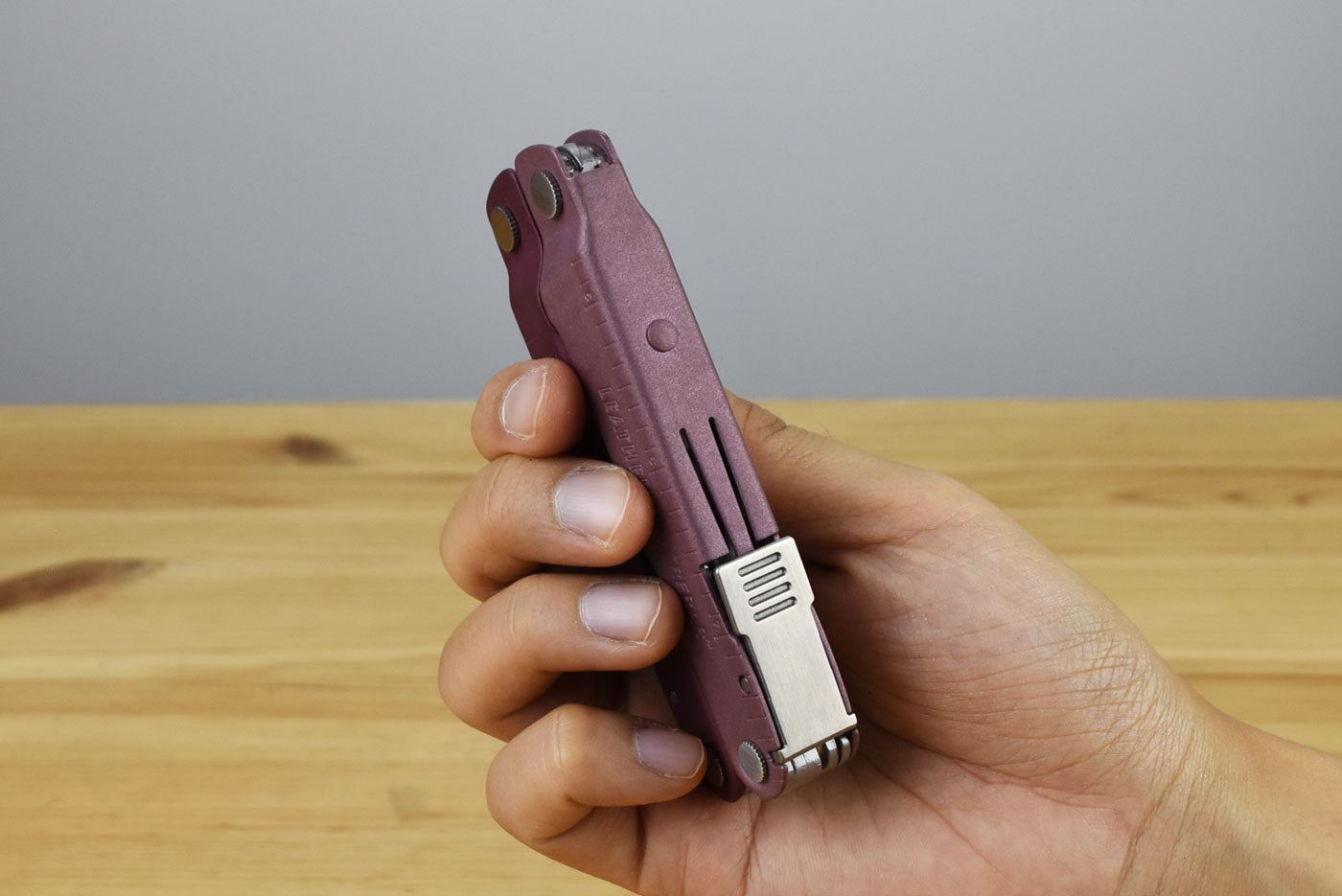 Leatherman Rebar Multitool (Heathered Cranberry Cerakote Handle)