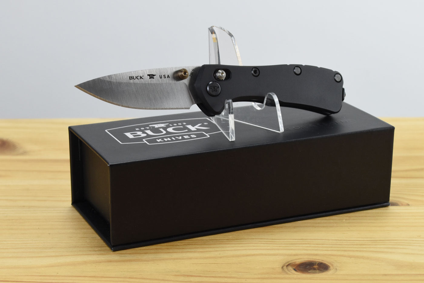Buck 790 Mini Range Elite Folder (Black Aluminum Handle)