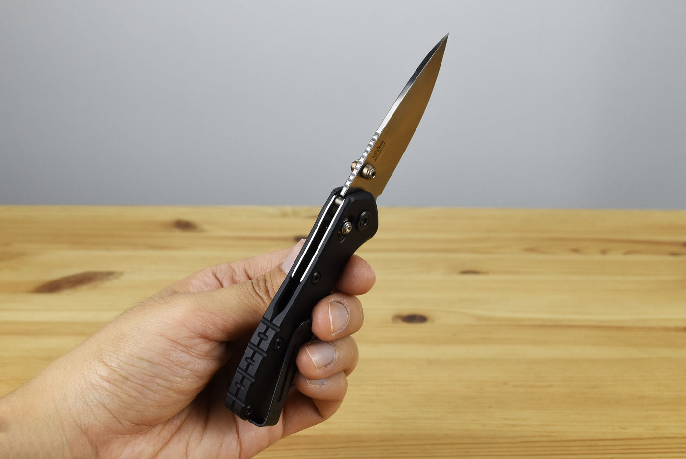 Buck 790 Mini Range Elite Folder (Black Aluminum Handle)