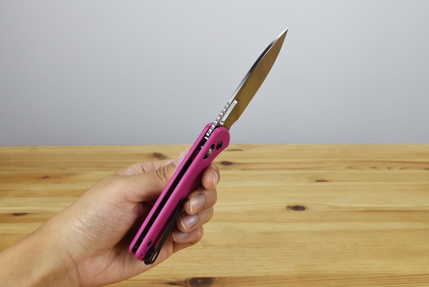 CJRB 1935-PNK Hectare (Pink G10) Folding Knife