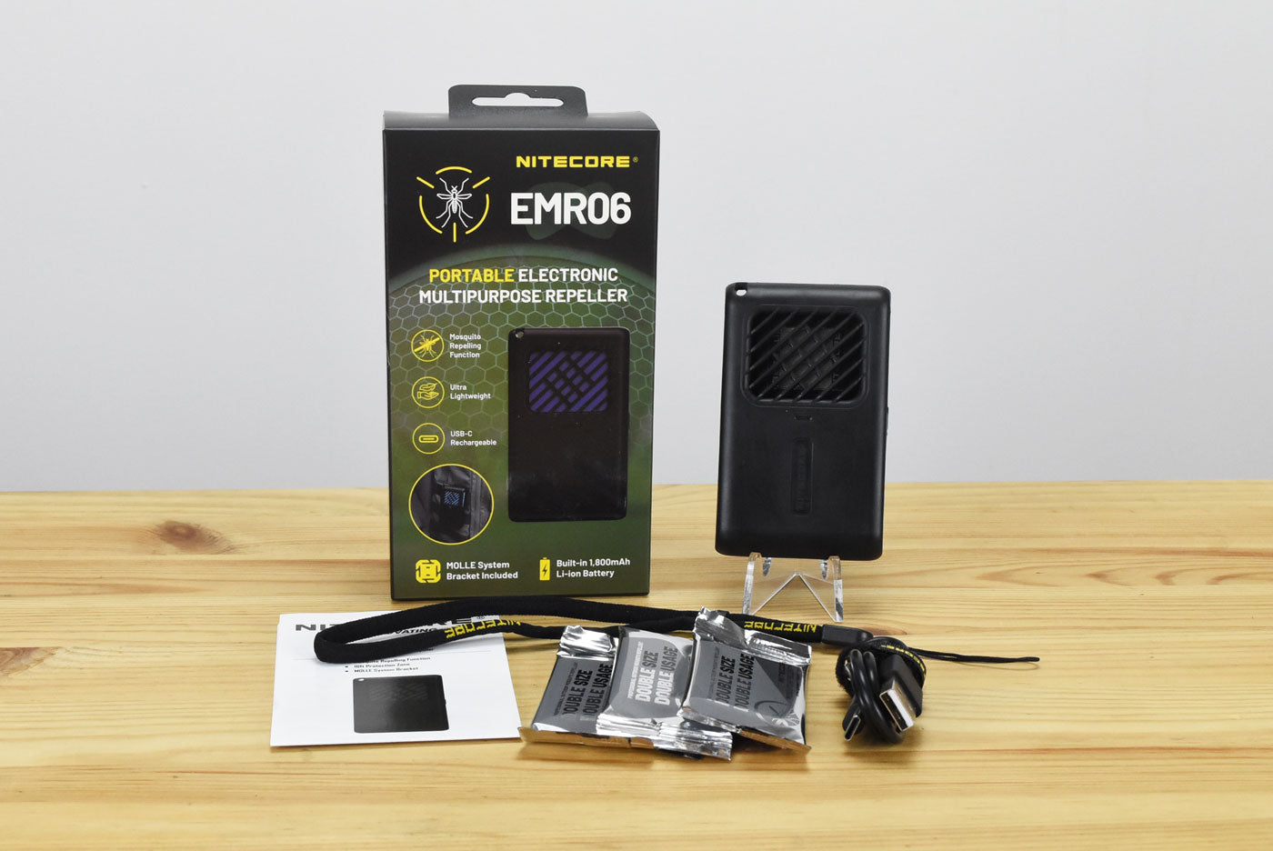 Nitecore EMR06 Rechargeable Portable Electronic Mosquito Repeller (2 Versions)