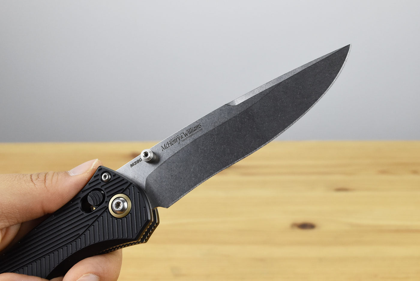 Benchmade 710-25 Seven | Ten Folding Knife (Black Machined Aluminum Handle)