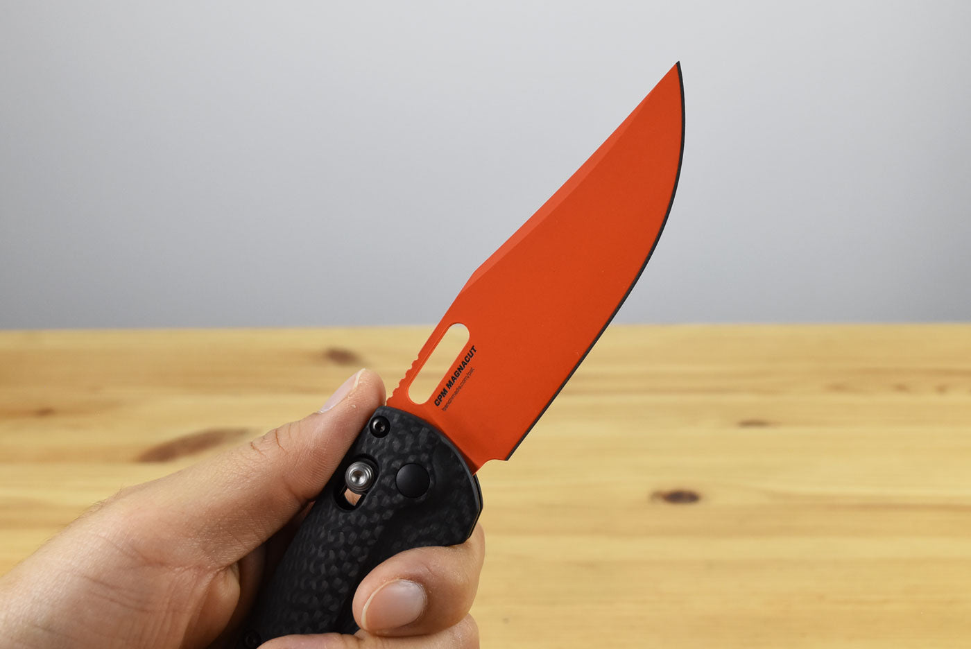 Benchmade 15535OR-01 Taggedout Folding Knife (Carbon Fiber Handle)