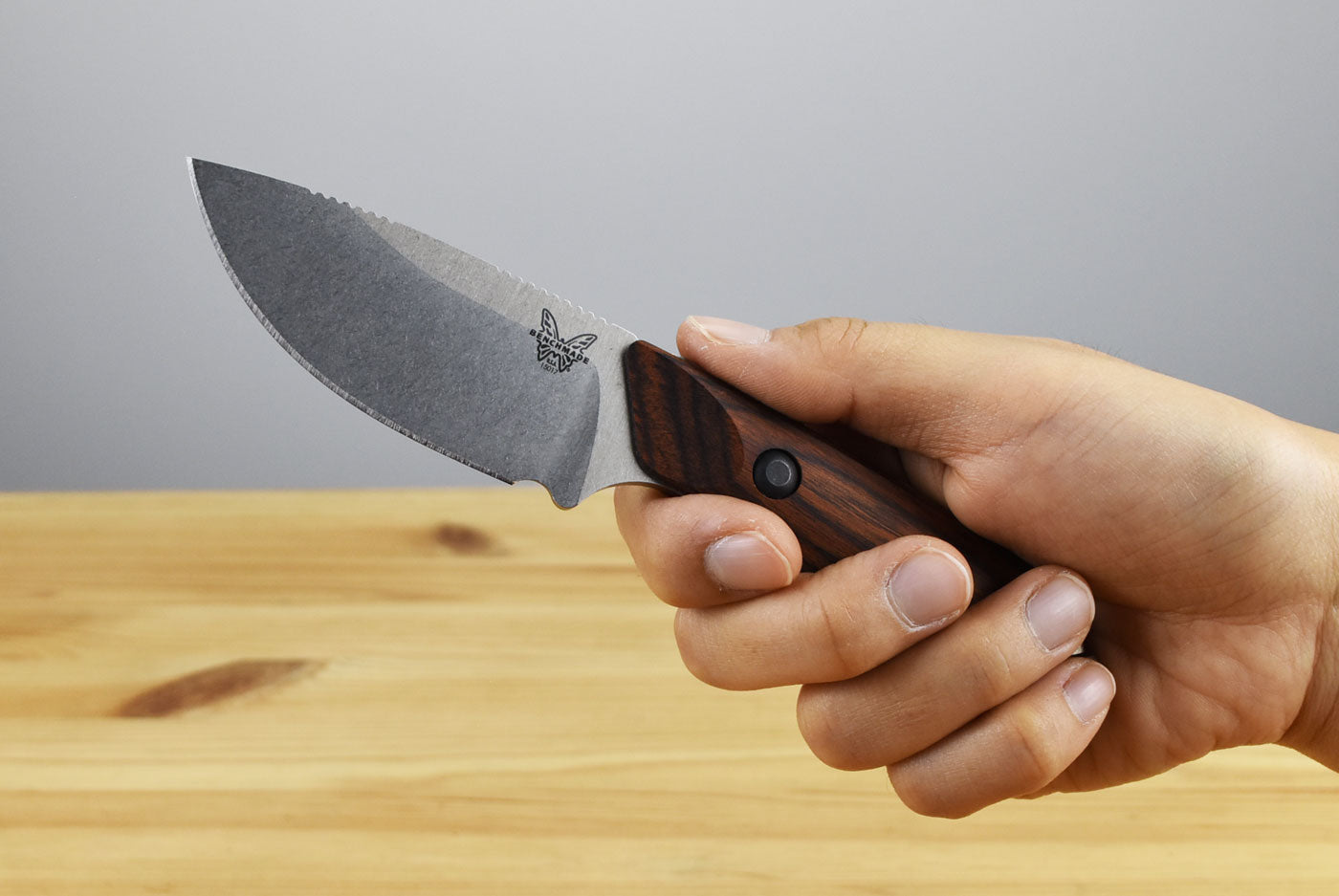 Benchmade 15017 Hidden Canyon Hunter Fixed Blade (Stabilized Wood Handle)