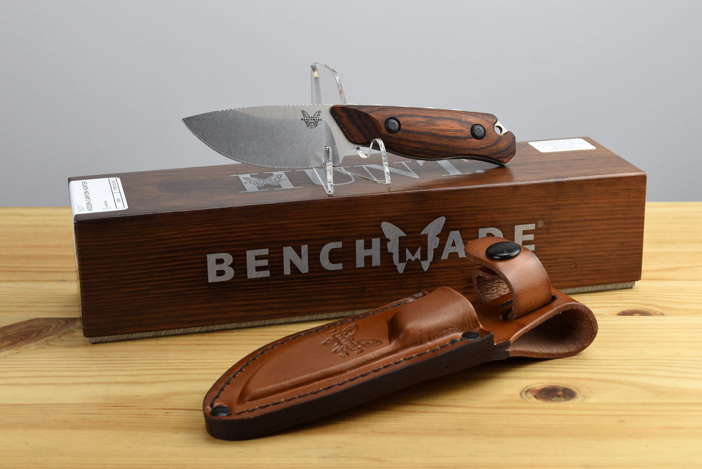 Benchmade 15017 Hidden Canyon Hunter Fixed Blade (Stabilized Wood Handle)