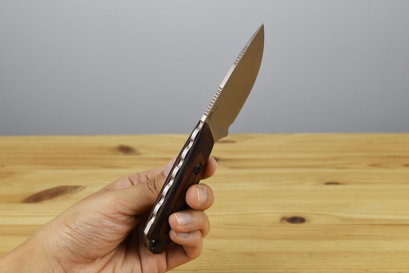 Benchmade 15017 Hidden Canyon Hunter Fixed Blade (Stabilized Wood Handle)