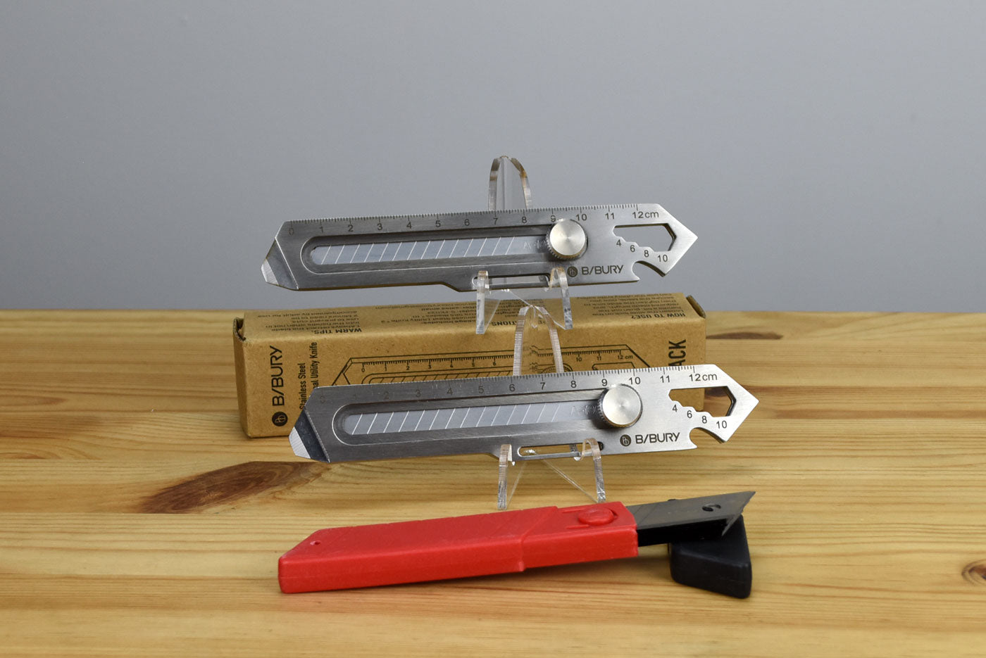 Bibury 2 Pack Multipurpose Utility Knife (6-in-1)