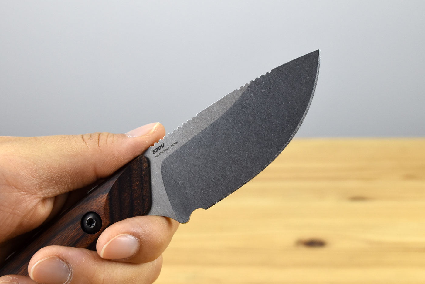 Benchmade 15017 Hidden Canyon Hunter Fixed Blade (Stabilized Wood Handle)