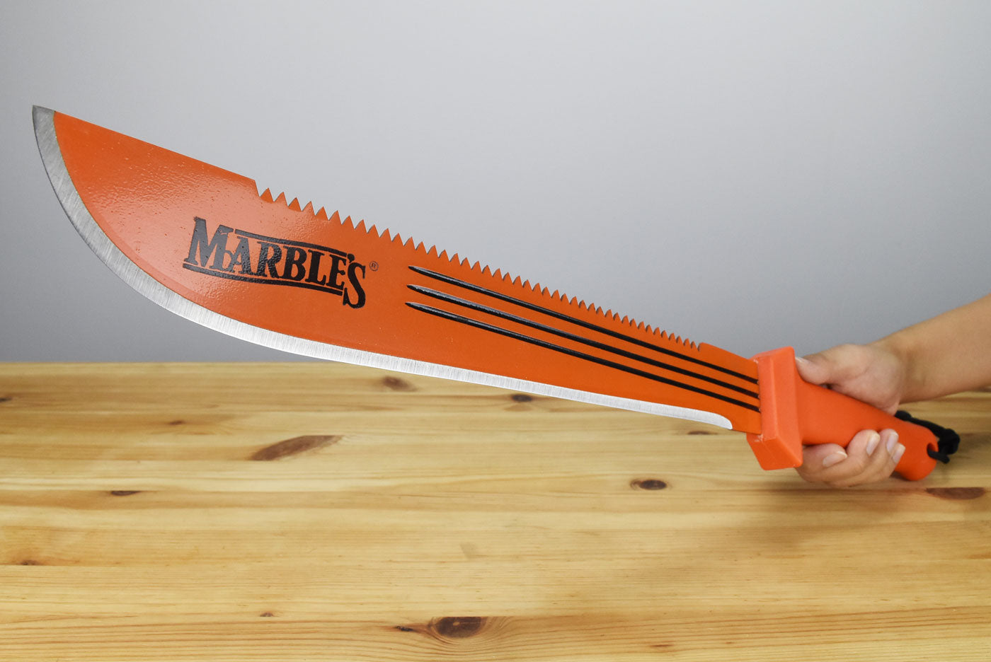 Marbles Sawback 14" Machete (With Sheath)