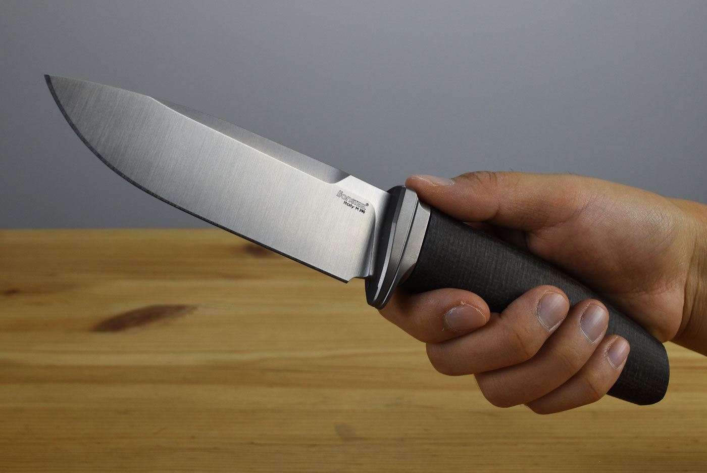 LionSteel Acha (Green Burlap Handle)