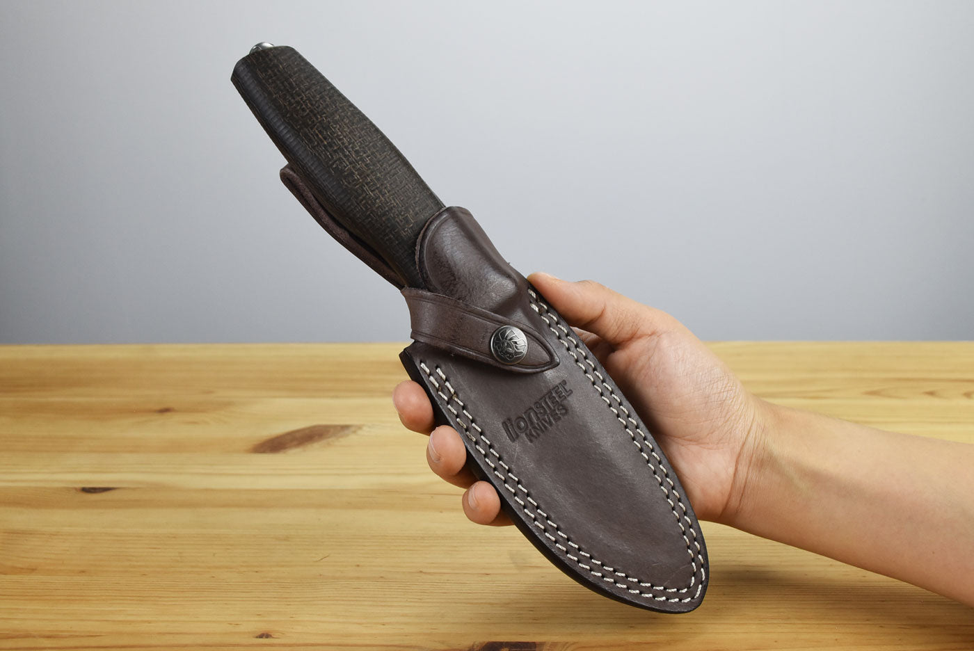 LionSteel Acha (Green Burlap Handle)