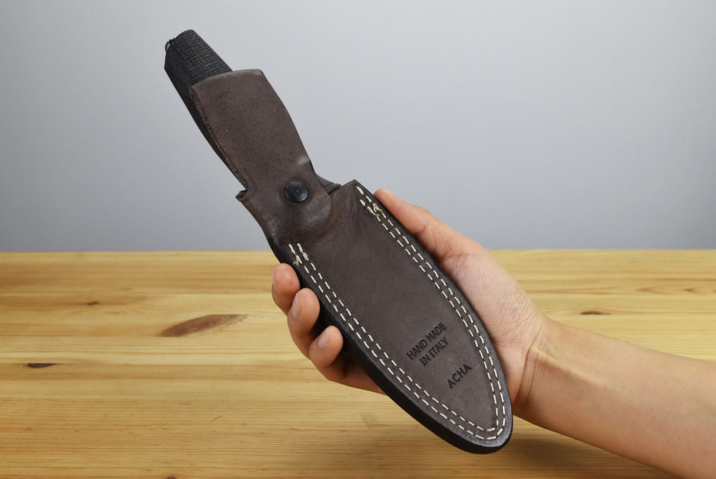 LionSteel Acha (Black Burlap Handle)