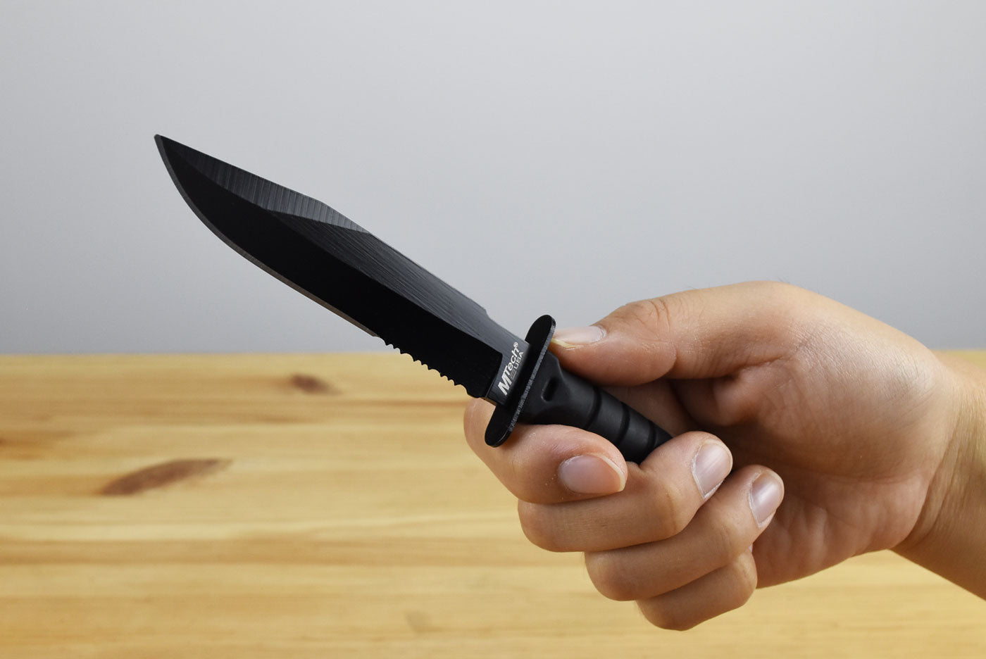MTech MT632 Kabai Fixed Blade (Black Handle)