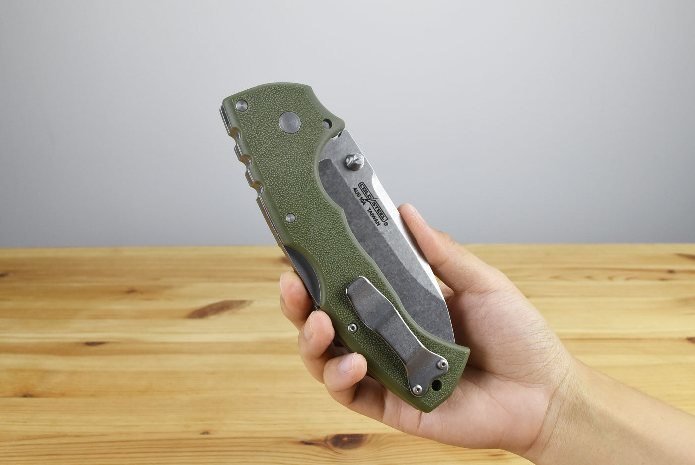 Cold Steel 4-Max Scout OD Folding Blade (AUS10A)
