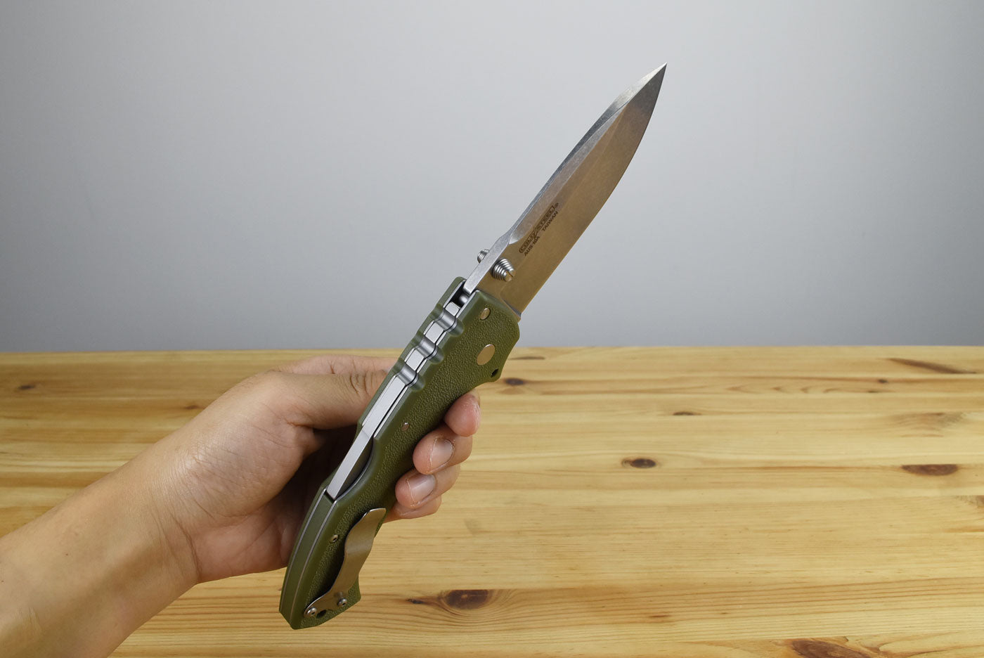 Cold Steel 4-Max Scout OD Folding Blade (AUS10A)