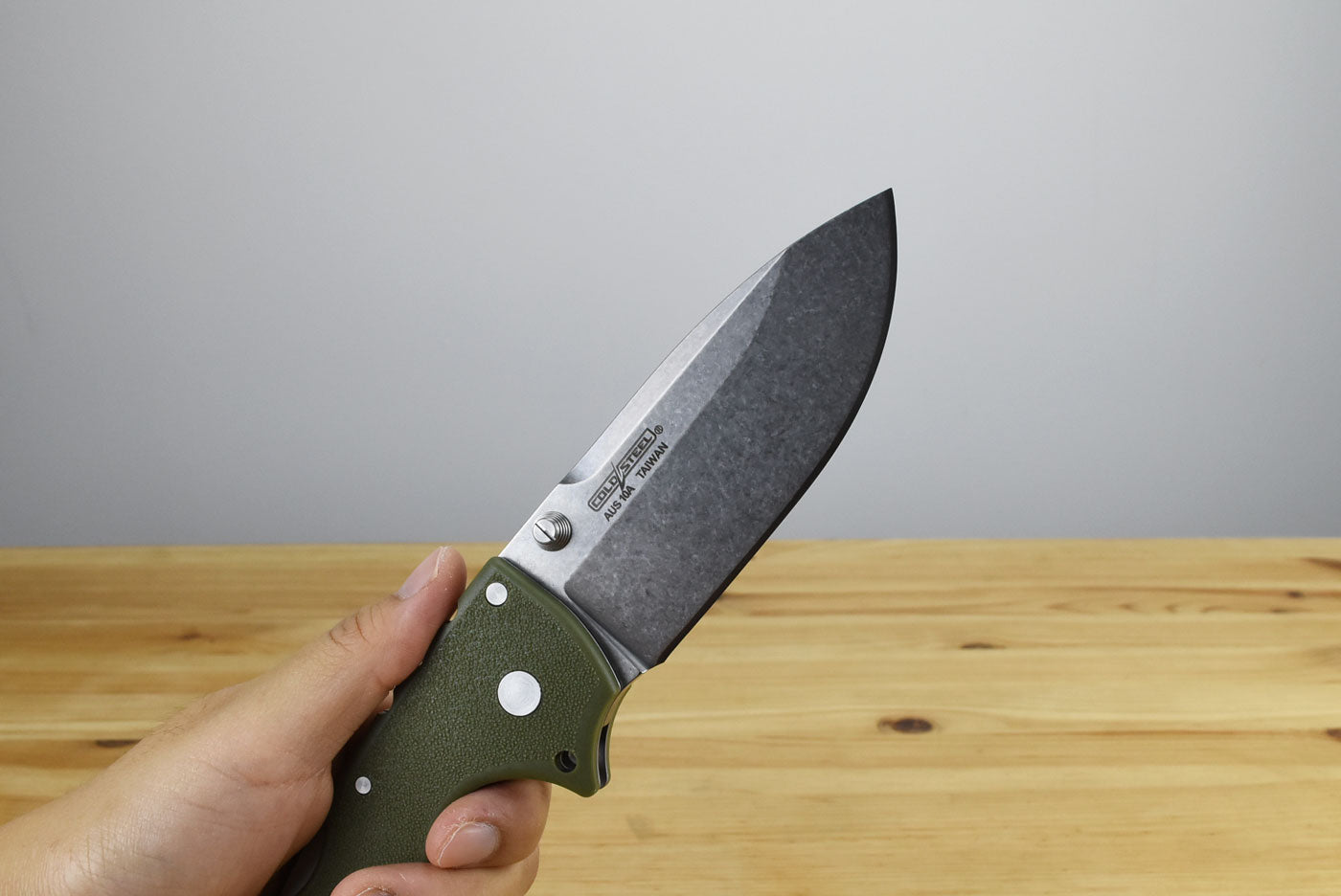 Cold Steel 4-Max Scout OD Folding Blade (AUS10A)