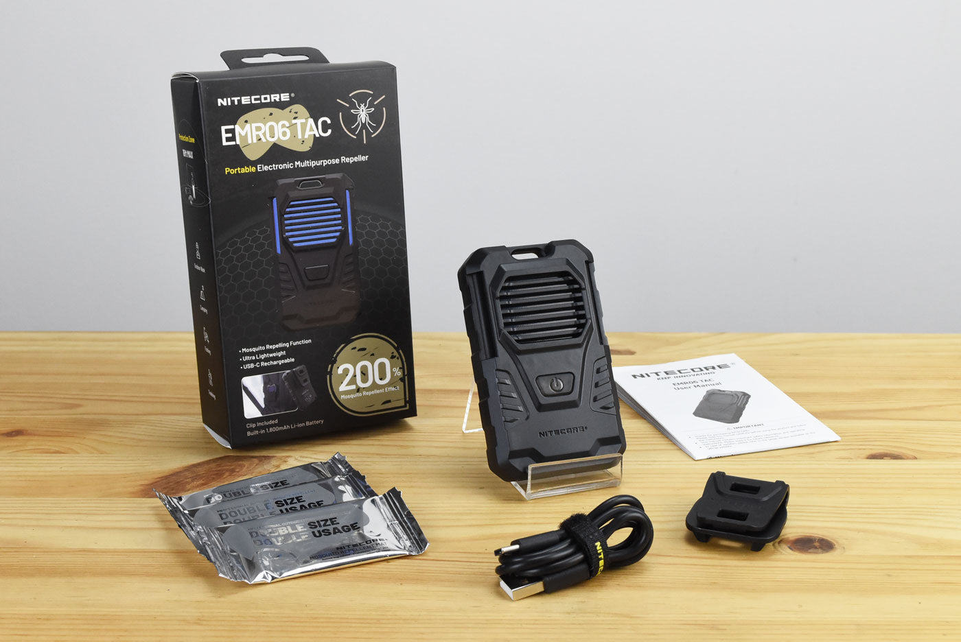 Nitecore EMR06 TAC Rechargeable Portable Electronic Mosquito Repeller