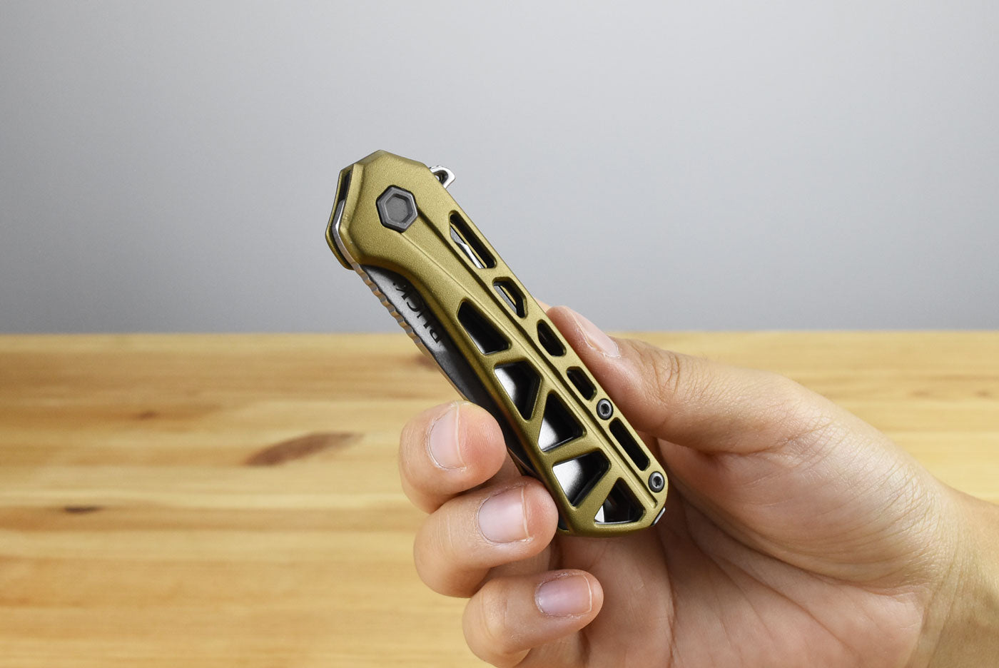 Buck 814 Mini Trace Folder (Bronze Aluminum)