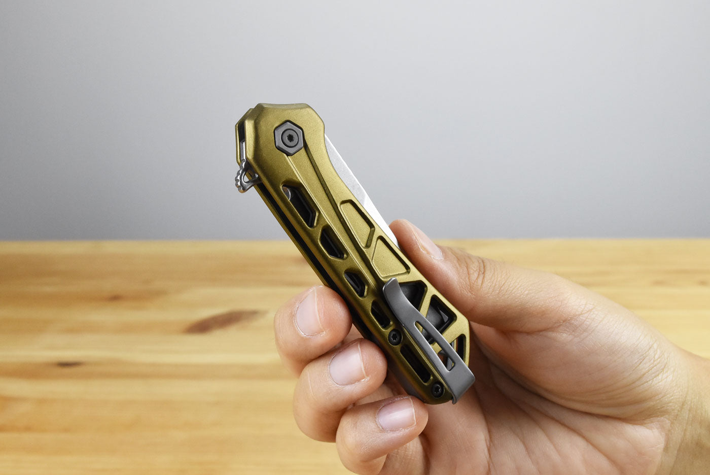 Buck 814 Mini Trace Folder (Bronze Aluminum)