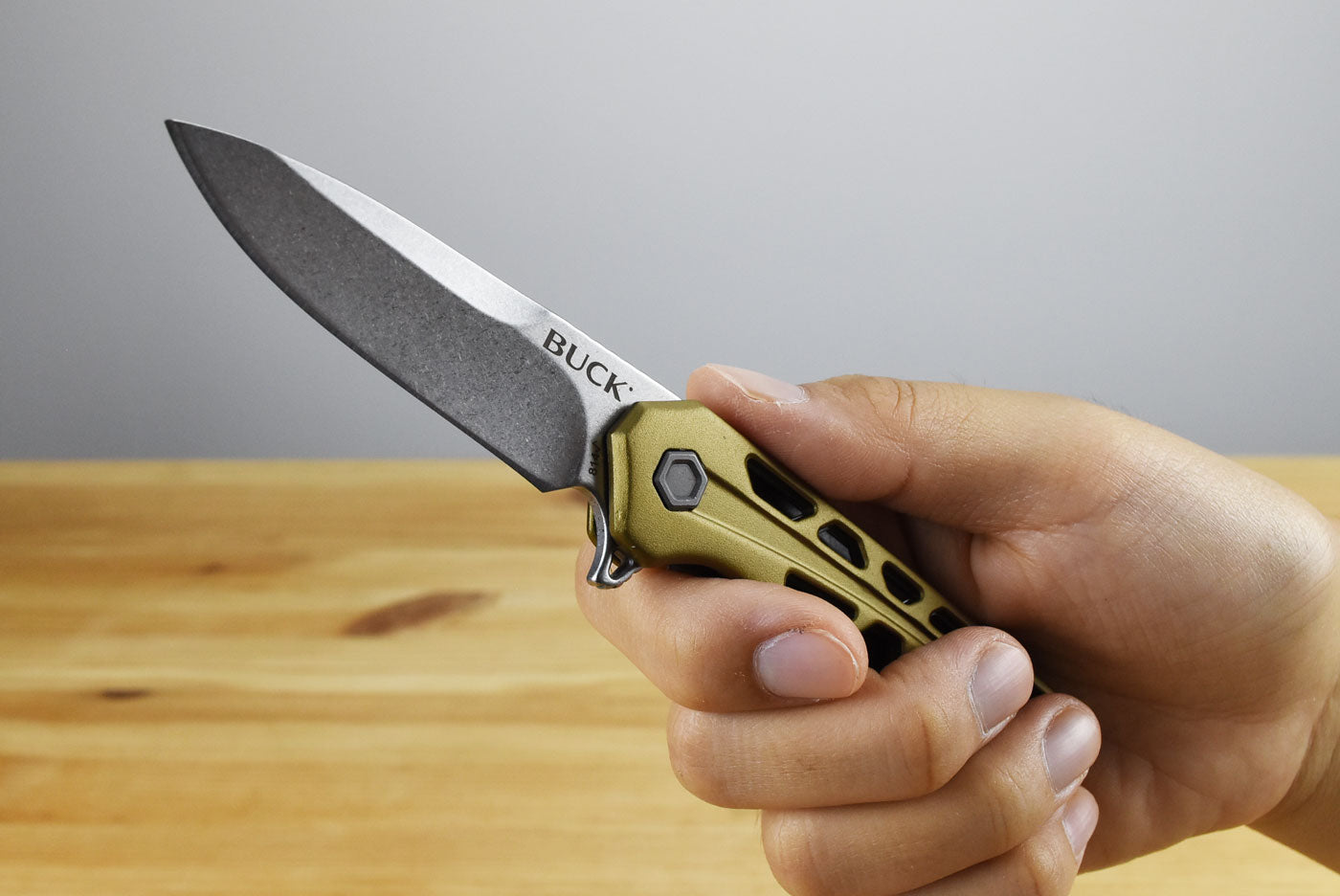Buck 814 Mini Trace Folder (Bronze Aluminum)