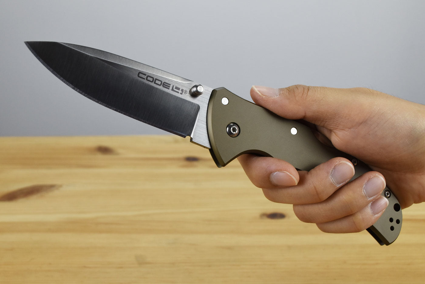 Cold Steel Code 4 Spear Point Folding Blade (S35VN Plain)