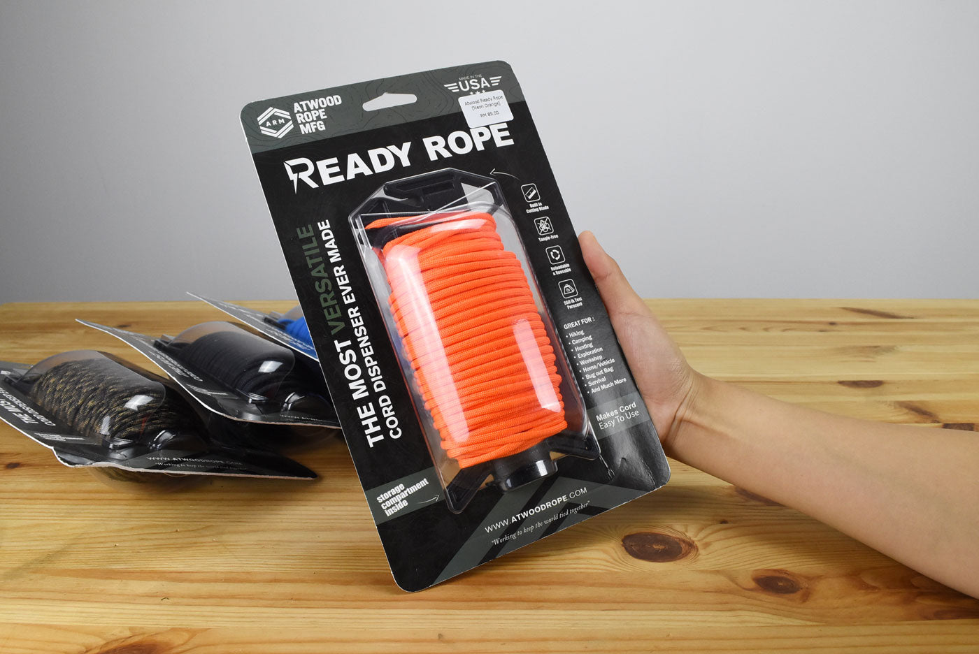 Atwood Ready Rope (Neon Orange)