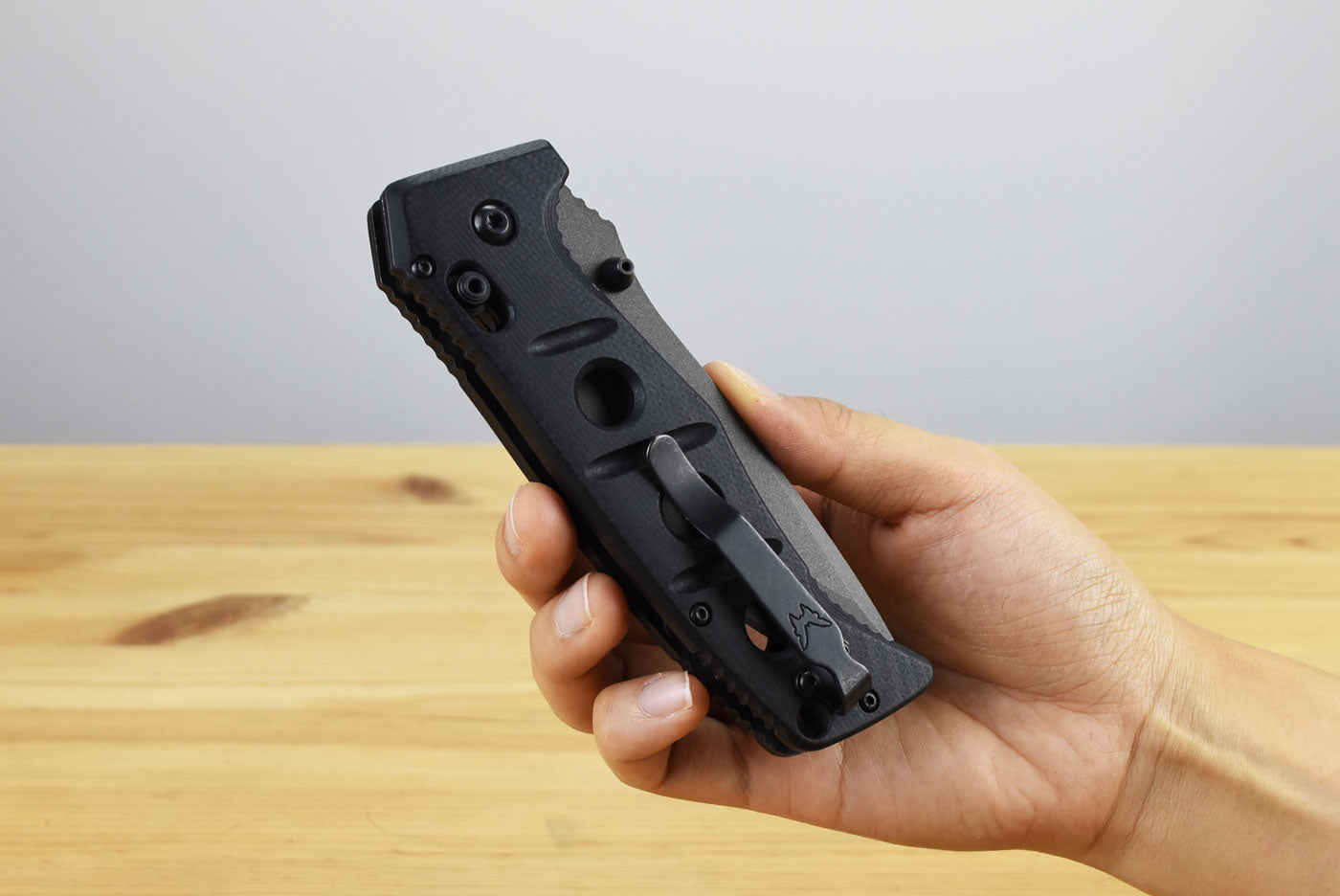 Benchmade 275GY-1 Adamas Folding Knife (Black G10 Handle)