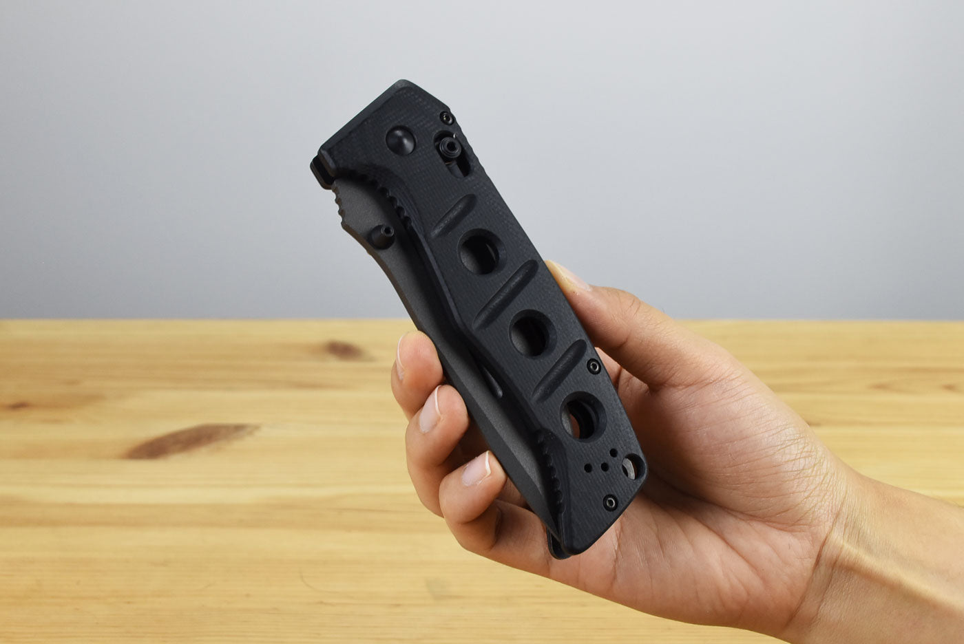 Benchmade 275GY-1 Adamas Folding Knife (Black G10 Handle)