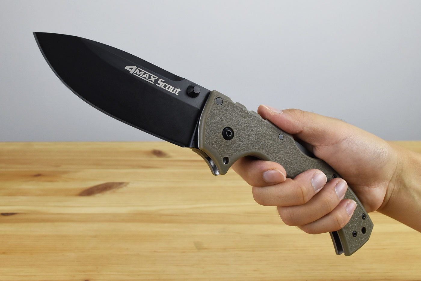Cold Steel 4-Max Scout DE Black Folding Blade (AUS10A)